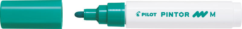 Pilot Pigment-Marker Pintor – Rundspitze 1,5-2,2 mm – Sortiert – 6er-Set – Für dunkle Oberflächen geeignet