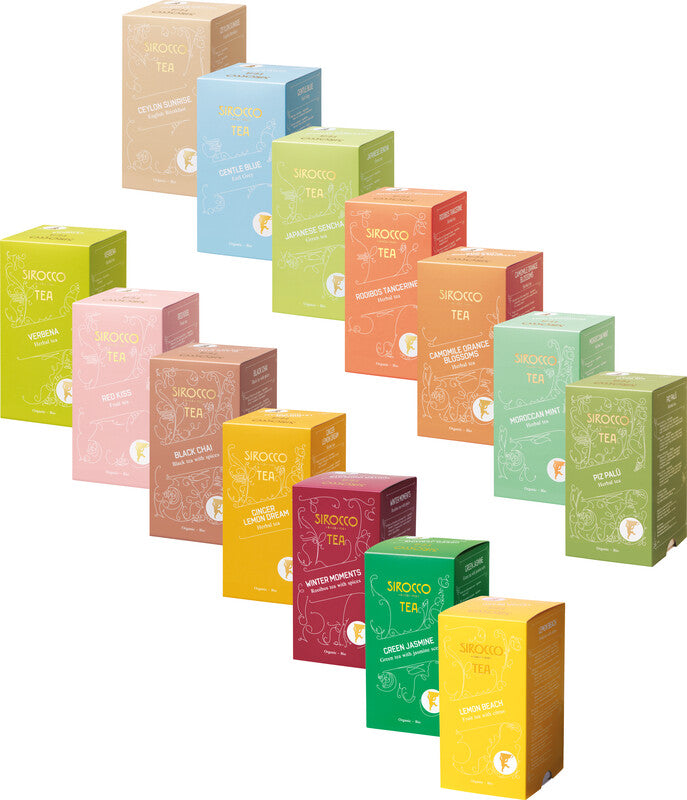 Sirocco Lemon Beach – Teebeutel, Bio-Früchtetee – 20 Beutel