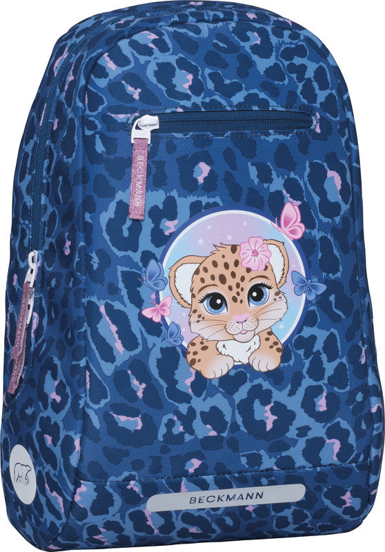 Beckmann Schulrucksack Plus Air – 6-teilig – Cheetah – aus recycelten PET-Flaschen