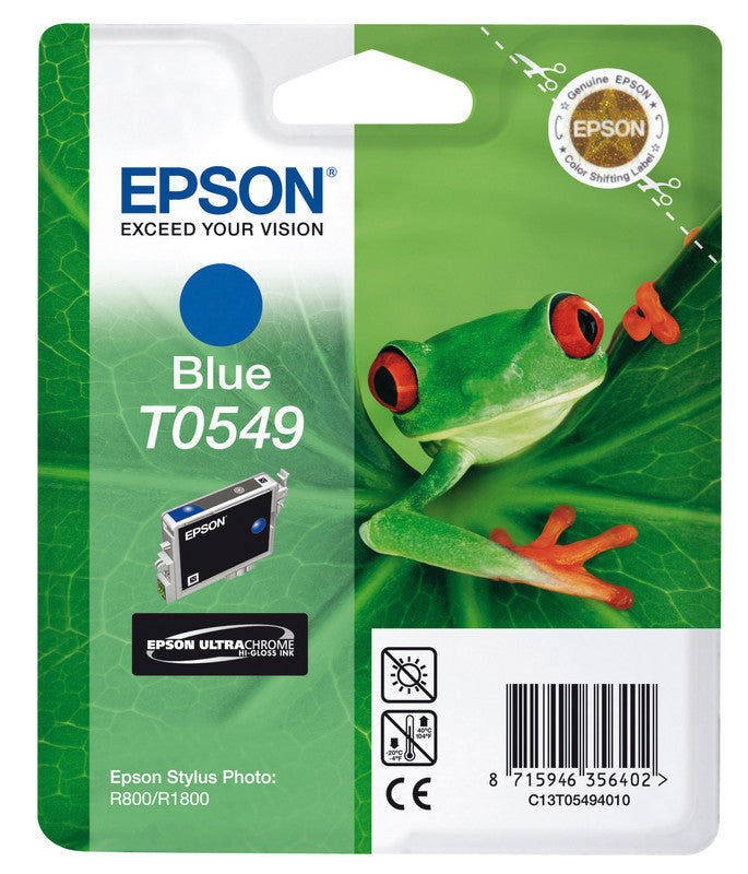 Epson Tintenpatrone T0549, cyan, 400 Seiten