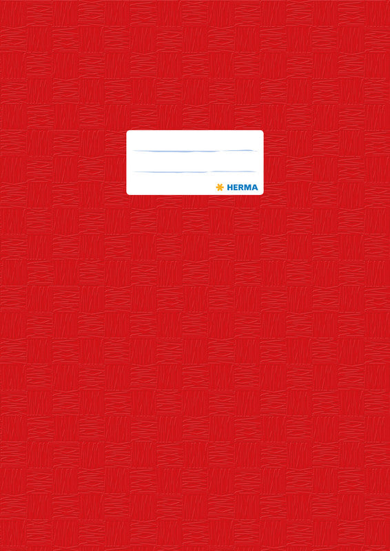 HERMA Regalkasten – Kunststoff, mit Beschriftungsfeld, rot, 428×306 mm