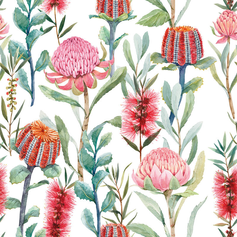 Fasana Servietten Floral Dream – 33 × 33 cm – 3-lagig, Tissue – 20 Stk., FSC