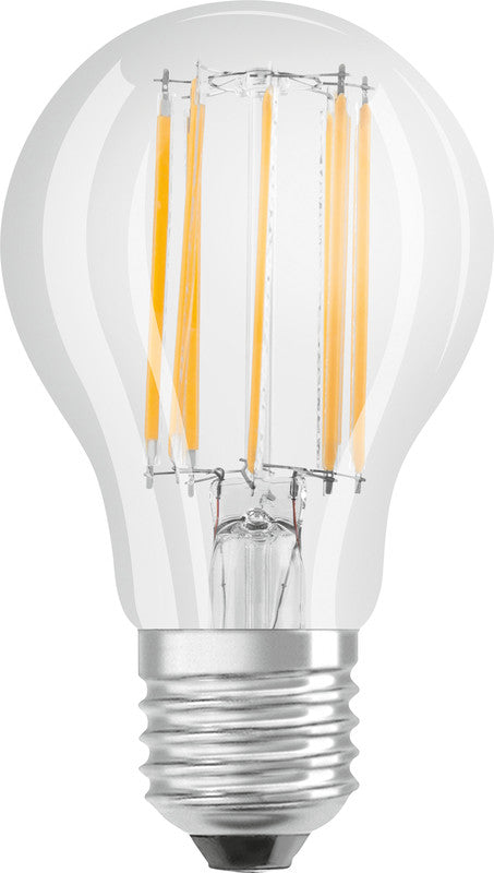 Osram LED-Leuchtmittel Classic A Filament E27 – 11 W, 1521 lm, 2700 K Warmweiss, Klar