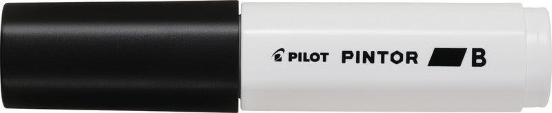 Pilot Pigment-Marker Pintor – Keilspitze 8 mm – Schwarz – Lichtbeständig
