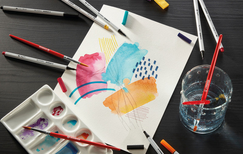 STABILO Faserschreiber-Set Creative Tips Arty Urban – 10 Farben