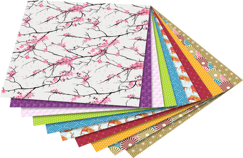 Folia Faltblätter – 100 × 100 mm – 80 g/m² – sortiert – 50 Blatt