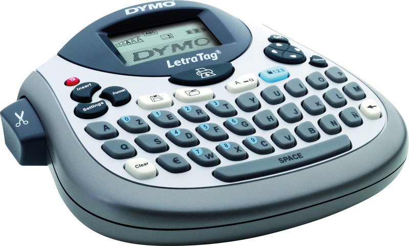 DYMO LetraTag LT-100T – Beschriftungsgerät, für LT-Bänder 12 mm, 2-zeiliger Druck
