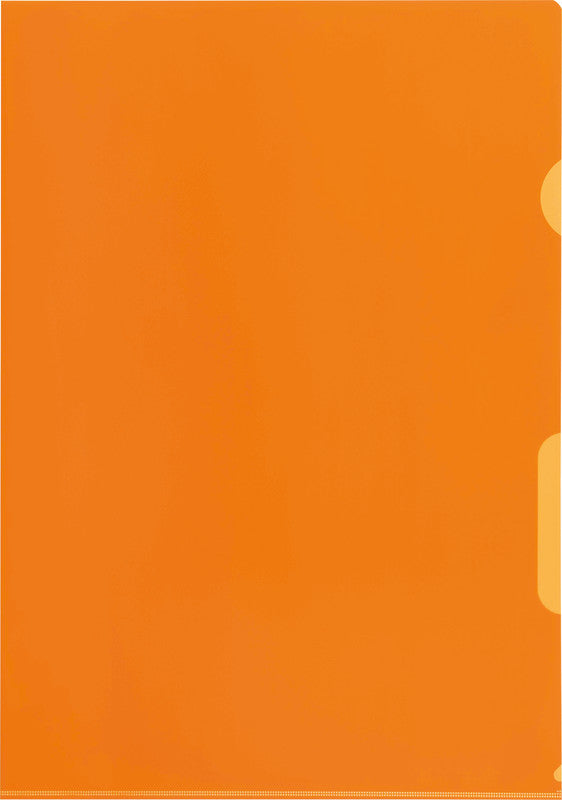 Kolma Sichtmappe A4 – Orange, Kunststoff, Matt, 120 µm, 100er-Pack