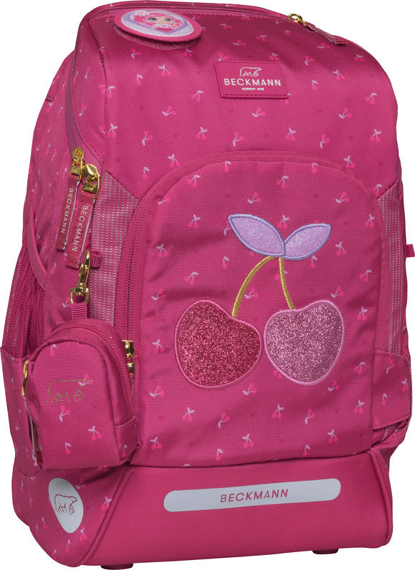 Beckmann Schulrucksack – Active Air Flx – Cherry – Recycelte Materialien