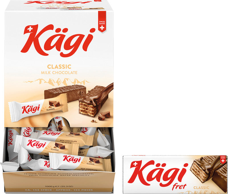 Kägi fret Waffelriegel – Classic, Milch, Minis, 1 kg
