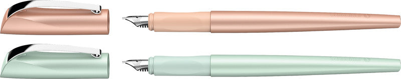 Schneider AG Schneider Callissima Kalligrafie – Bandzug 1,1 mm – für Rechts- & Linkshänder – Aprikose – Patronen