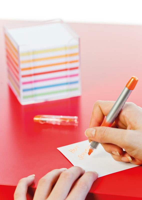 Folia Zettelbox – Kunststoff, Transparent, 95 × 95 mm