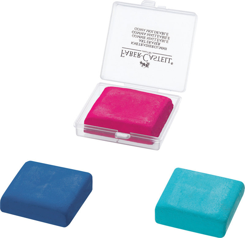 Faber-Castell Radierer – für Kreide, Kohle – 38 × 8 × 35 mm – Kunststoff – sortiert
