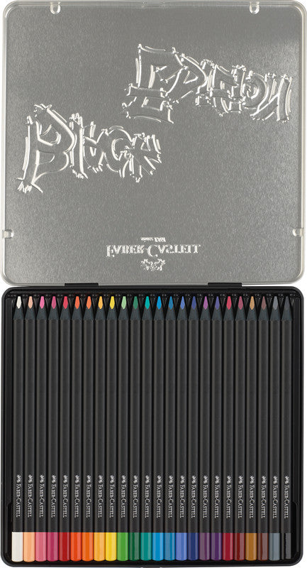 Faber-Castell Buntstifte Classic – 24 Farben, im Metalletui, Ø 3 mm, dreikantig, FSC
