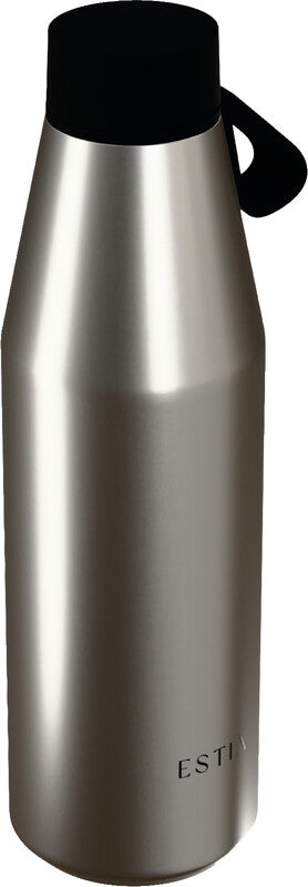 Estia Flow Isolierflasche 500 ml – Doppelwandig 12 h Heiss / 24 h Kalt, Edelstahl, Schraubdeckel