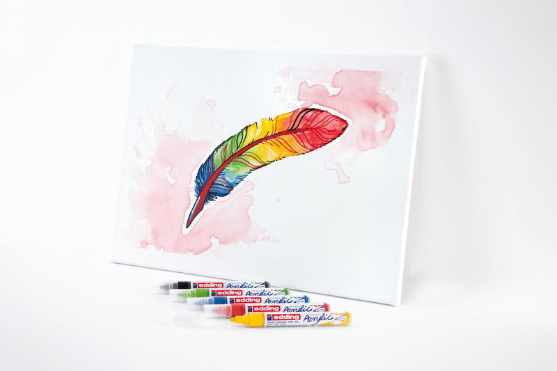 Edding Acrylmarker – Enzianblau, 1er