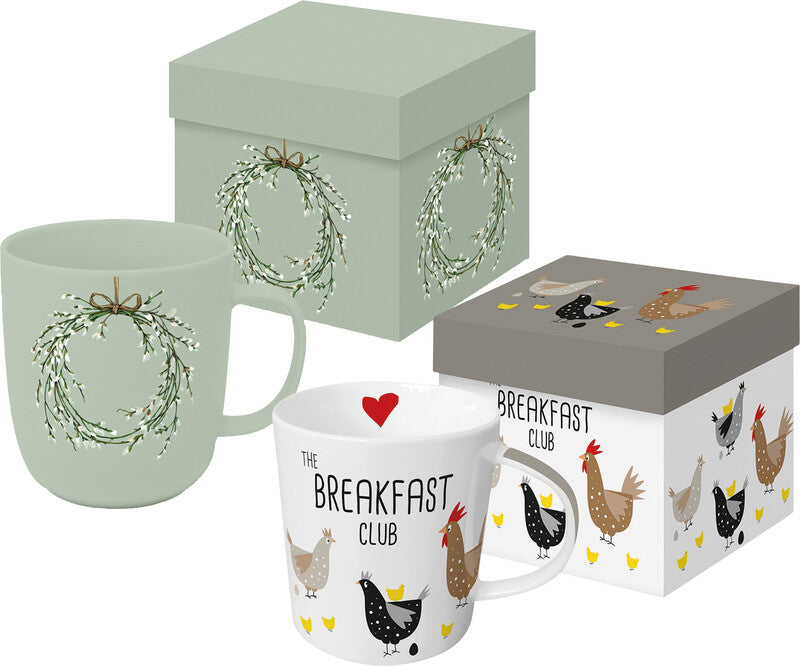 Ppd Tasse – 0,35 l, New Bone China, mehrfarbig, spülmaschinenfest, mikrowellengeeignet