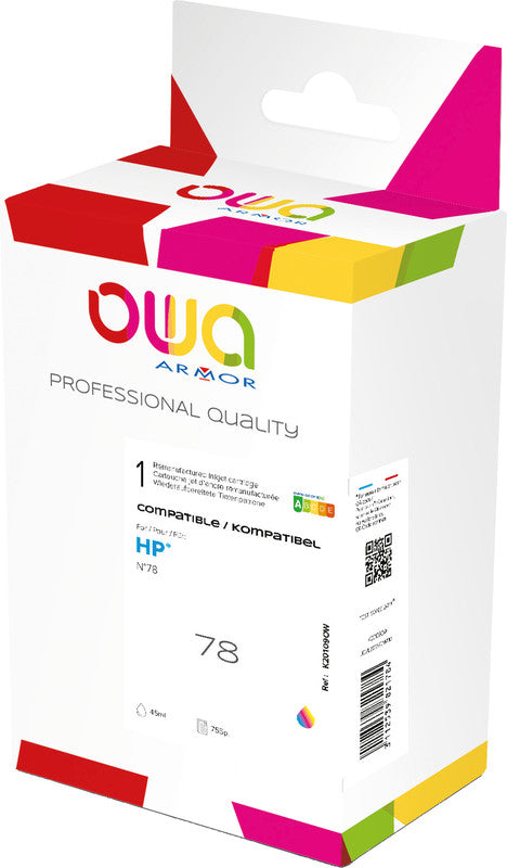 Owa Tintenpatrone 78, 45 ml, kompatibel
