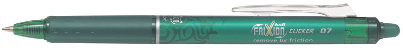Pilot FriXion Ball Clicker – Tintenroller, radierbar, 0,7 mm, grün