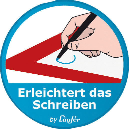 Laufer Schreibunterlage Durella Soft – Schwarz – 650 × 500 mm – Kunststoff, rutschfest