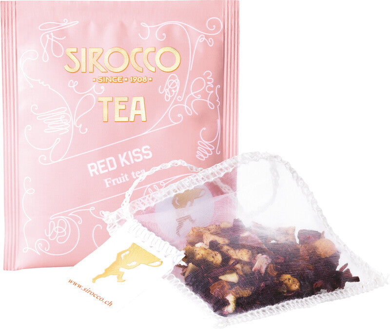 Sirocco Red Kiss – Teebeutel, Bio-Früchtetee – 20 Beutel