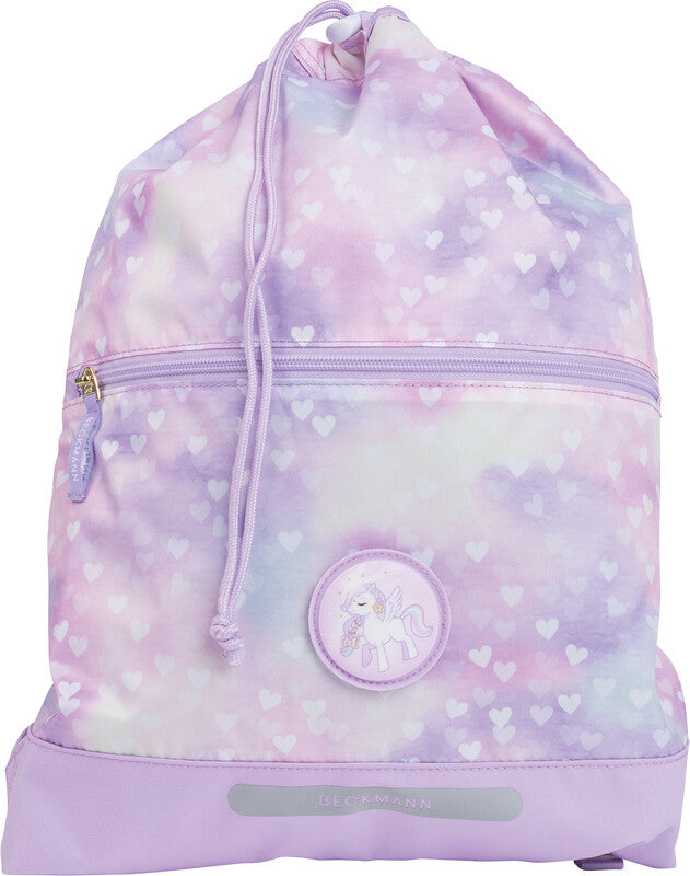 Beckmann Sportbeutel Unicorn Princess Purple – 15 l, wasserabweisend, Kunststoff