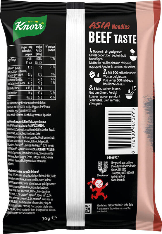 Knorr Asia Noodles – Rind – 70 g