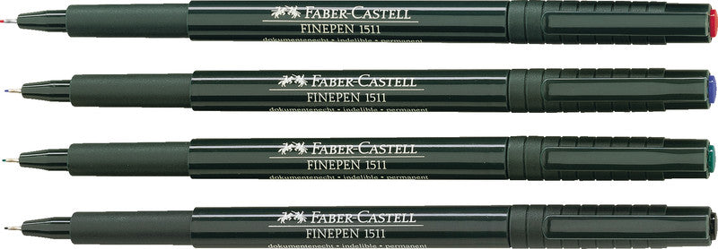 Faber-Castell Finepen 1511 0,4 mm – blau – dokumentenecht