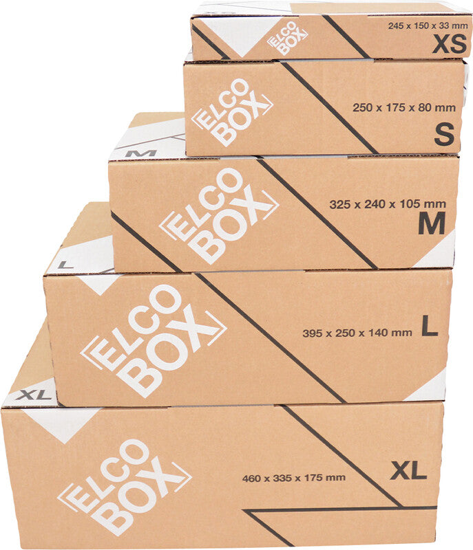 Elco Versandkarton, Braun – 460 × 335 × 175 mm