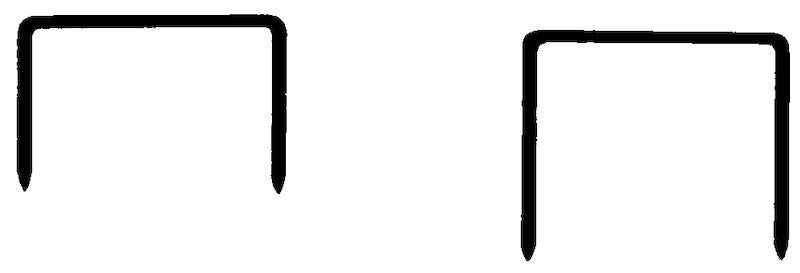 Bostitch Heftklammern – 6 mm – Metall, silber – 1000 Stk.