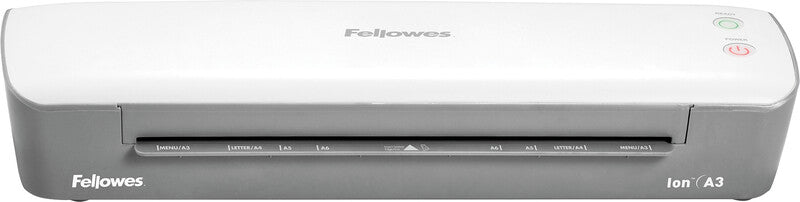 Fellowes Ion Laminiergerät A3 – Heisslaminator, bis 125 µm, 2 Rollen, 300 mm/min, weiss