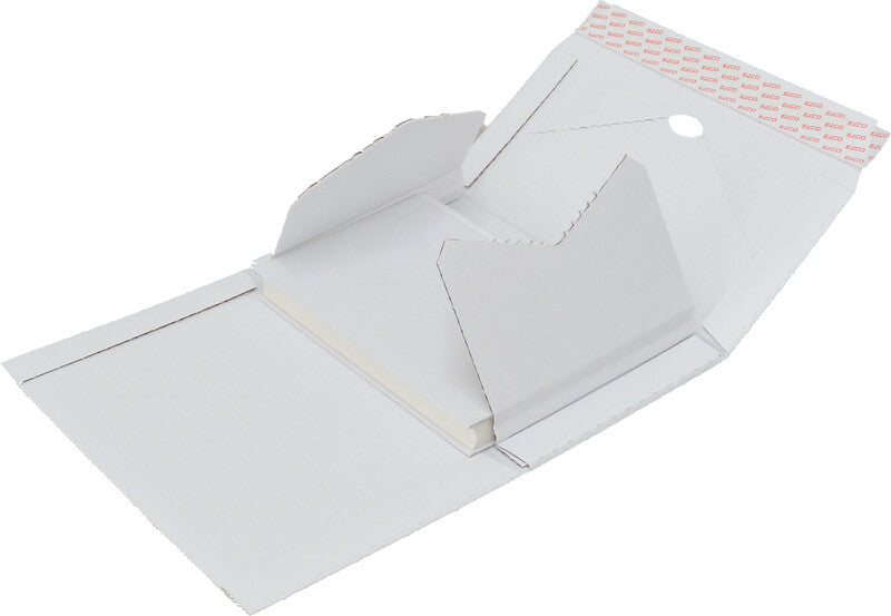 Elco Versandverpackung, weiss – 325 × 250 × 15-80 mm