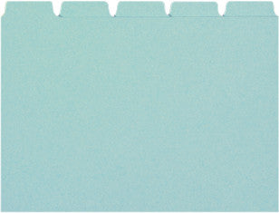 Biella Karteikarte A7 quer, blanko, blau, 450 g/m², Karteikarton – 25 Stück