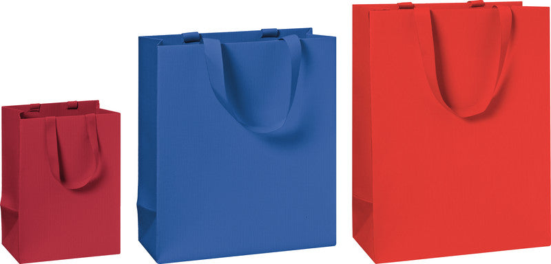 Stewo Tragetasche – Einfarbig – Rot, Papier – 230 × 300 × 130 mm – 1 Stk.