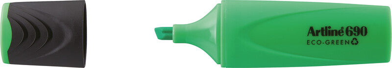 Artline EK690 Eco-Green Textmarker Grün – Keilspitze, 1–4 mm