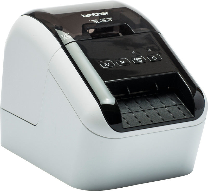 Brother QL-800 – Etikettendrucker, Thermodirekt, bis 62 mm, 2-farbig (schwarz/rot), USB, 300 dpi, 148 mm/s