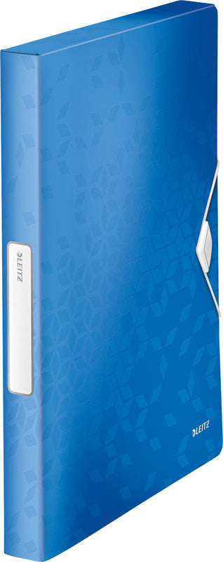 Leitz Ordner WOW – Blau, Metallisch, Kunststoff