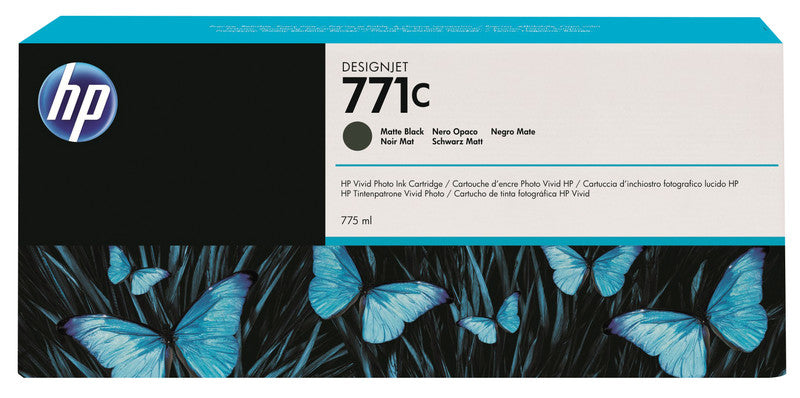 HP Tintenpatrone 771C, Schwarz – für Inkjetdrucker/Multifunktionsgeräte