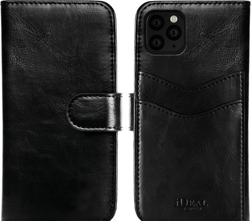 Ideal of Sweden – Booklet-Hülle – für Apple iPhone 11 Pro Max – schwarz – mit Kartenfach, Magnetverschluss