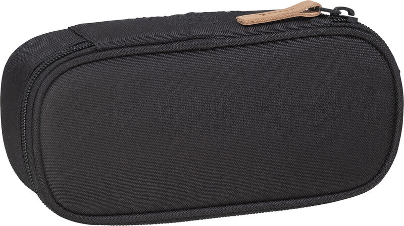 Beckmann City Schlamperetui, leer – schwarz – Kunststoff – 22 × 5 × 10 cm