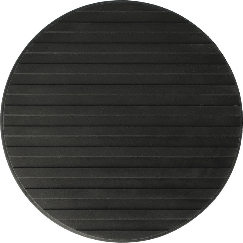 Westcott Türstopper, Kunststoff/Metall – Ø 100 mm, H 40 mm, schwarz, rutschfest