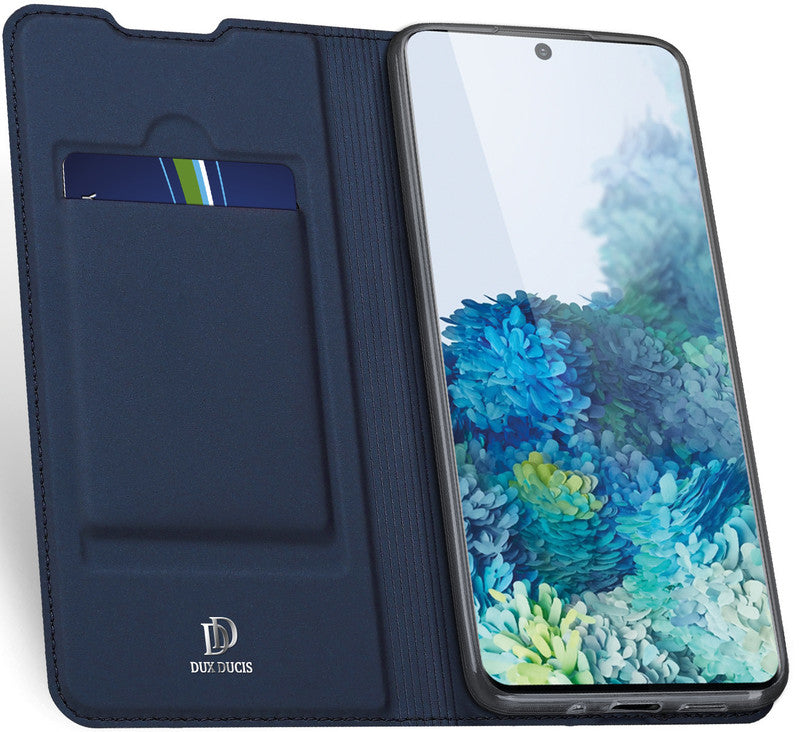 Dux Ducis Booklet-Hülle Skin Pro – für Samsung Galaxy S20 – dunkelblau – Kunstleder – mit Kartenfach