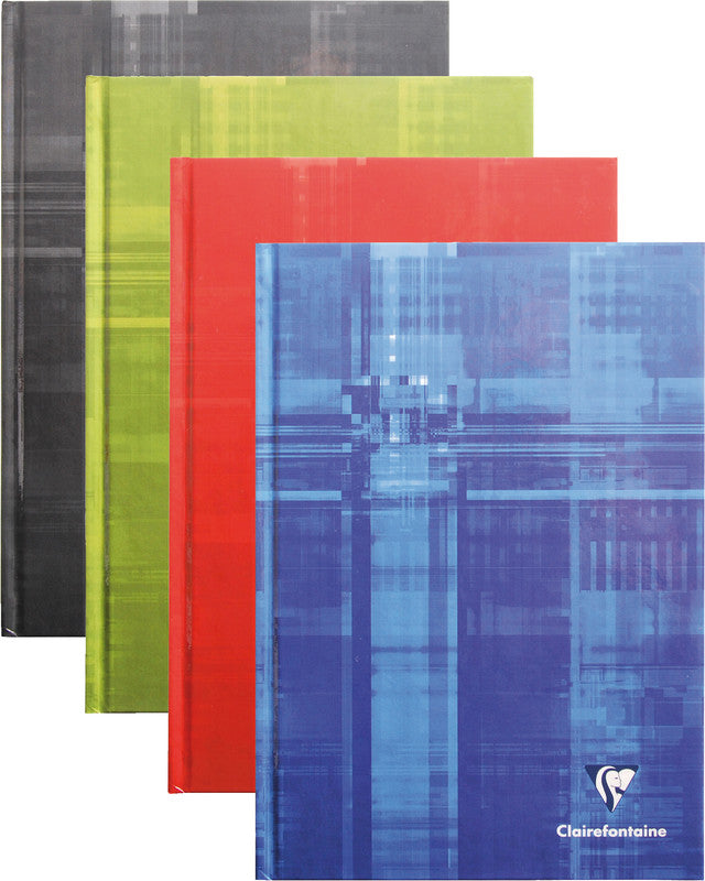 Clairefontaine Notizbuch, A5, kariert, Hardcover, 192 Seiten, 90 g/m² – farbig sortiert