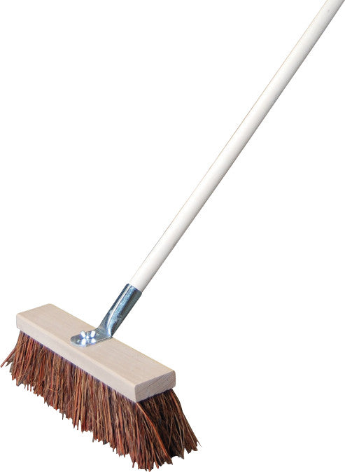 Noname Strassenbesen – 50 cm, mit Stiel 180 cm, Piassava, Buche
