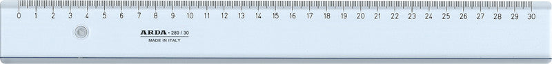 Arda Wandtafel-Lineal 30 cm – Kunststoff, transparent