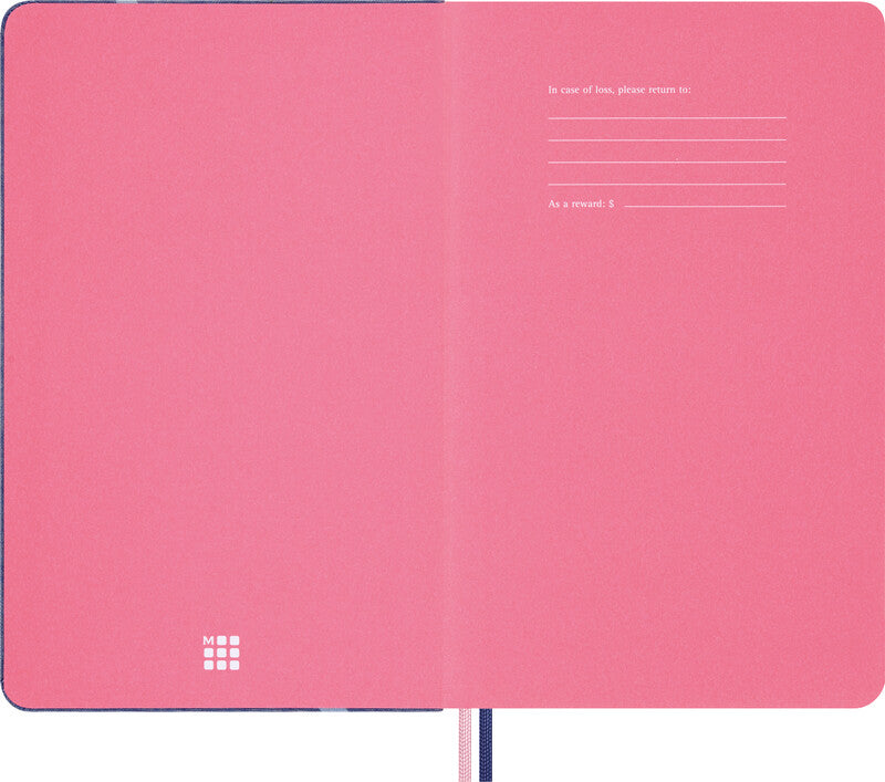 Moleskine Notizbuch Limited Edition Sakura, sortiert, Leimbindung, Hardcover, 176 Seiten, 100 g/m² – blau