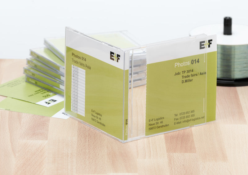 HERMA Druckkarten A4 (151 × 118 mm), 170 g/m², weiss, Karton – für Inkjet, Laser, Kopierer – 25 Karten