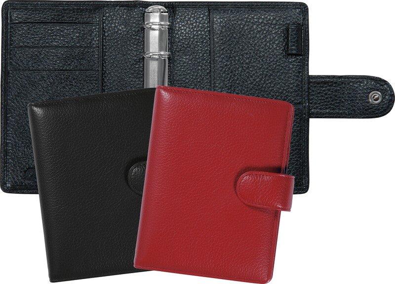 Succes Classic Cadiz Agenda – 5-Ring-Mechanik, 10,5 × 12,5 cm, schwarz