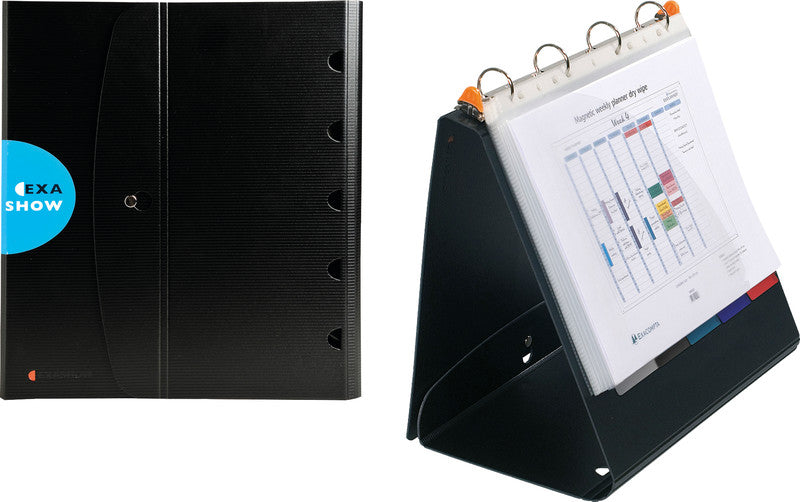 Exacompta Ringmappe – A4 – schwarz