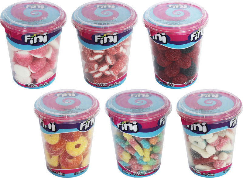 Fini Fruchtgummi Jelly Worms – sortiert, 200 g